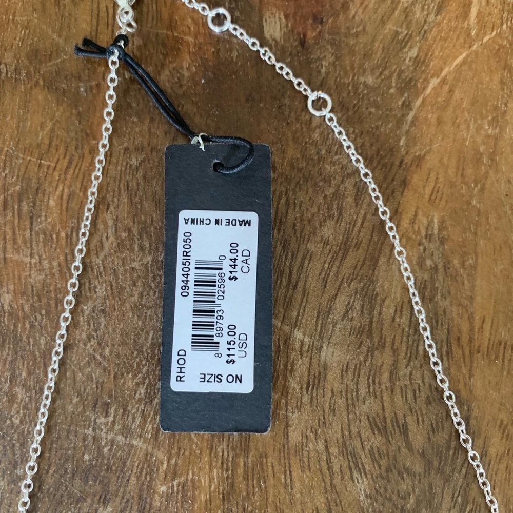 BCBGeneration Rhod Silver Necklace - Picture 4 of 7